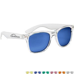 Crystalline Mirrored Malibu Sunglasses