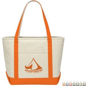 Premium 18oz. Cotton Canvas Boat Tote