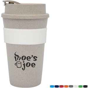 Harvest Travel Tumbler w/ Silicone Band, 16oz.