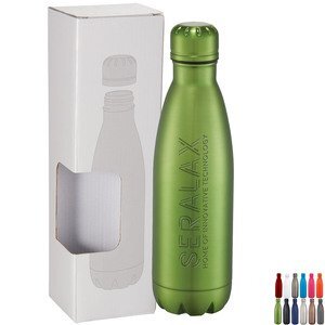 Copper Vacuum Insulated Bottle w/Window Box, 17 oz .