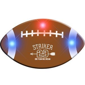 Football Flashing LED Lapel Pin