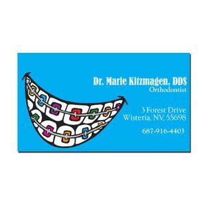 Smile with Braces Design Magnet