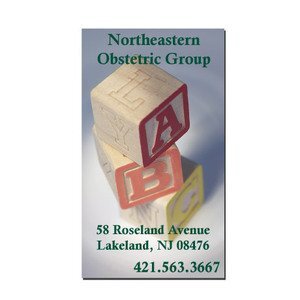 Baby Blocks Design Magnet