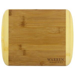 Two Tone Bamboo Cutting Board, 11"