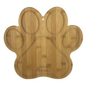 Paw Bamboo Cutting Board