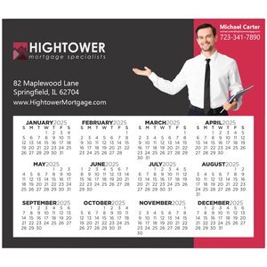 Square Corner Calendar Magnet 3-13/32" x 3-29/32"