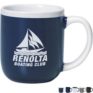 Majestic Ceramic Two-Tone Mug, 17oz.