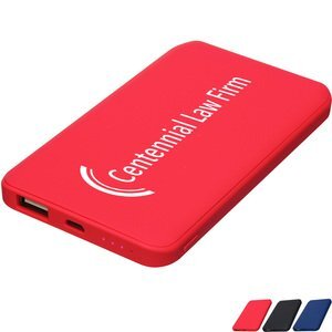 Soft-Touch Hi-Density Polymer Power Bank, 4000mAh