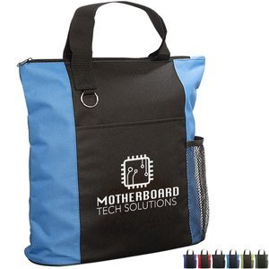 Essential Polyester Trade Show Tote w/ Zipper Closure