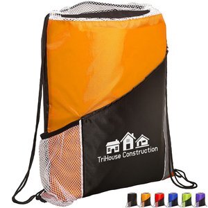 Sprint Angled Drawstring Sports Pack w/Pockets