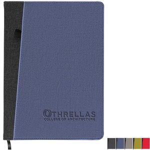 Baxter Large Refillable Journal w/ Front Pocket, 6-3/4" x 9-7/8"