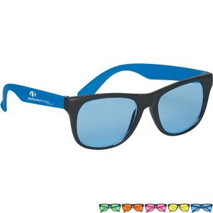 Tinted Lenses Rubberized Sunglasses