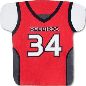 Jersey Shaped Terry Velour Rally Towel, 17" x 18"