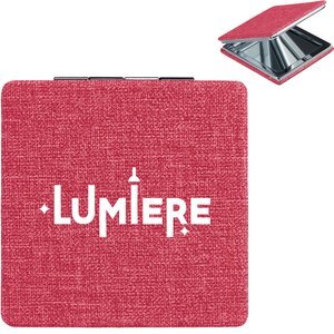 Heathered Square Compact Mirror