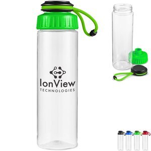 Tubular Tritan™ Water Bottle w/ Carrying Strap, 25oz.