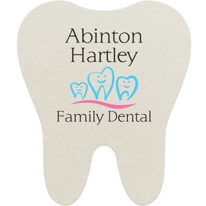 Tooth Pulpboard Coaster w/ Full Color Imprint, 80 pt.