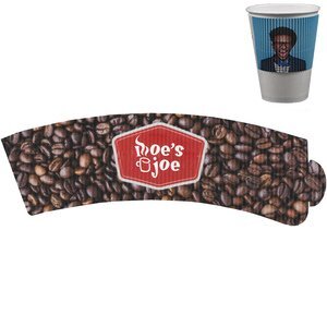 Corrugated Beverage Sleeve w/ Full Color Imprint, 12-24oz.