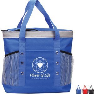 Nautical Polyester Cooler Tote