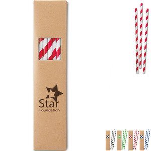 Paper Straw Set, 20pc.