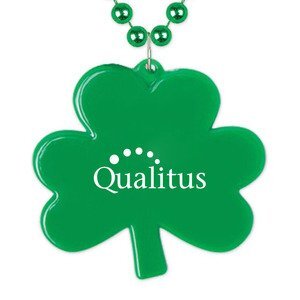 Shamrock Medallion w/ Beaded Necklace