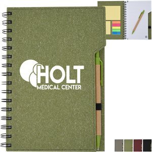 Inspire Spiral Notebook Sticky Pad Pen Combo