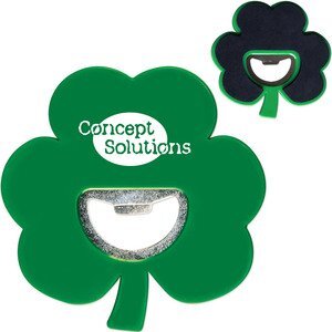 Shamrock Coaster Bottle Opener