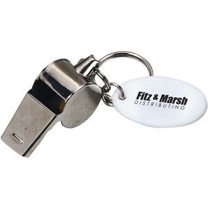 Metal Whistle Keychain