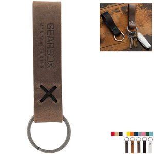 Saddler Leather Loop Keychain