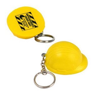 Hard Hat Stress Reliever Key Chain