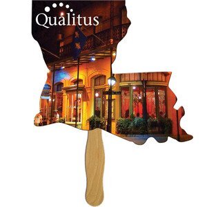 Louisiana State Hand Fan