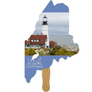Maine State Hand Fan