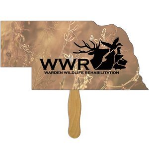 Nebraska State Hand Fan