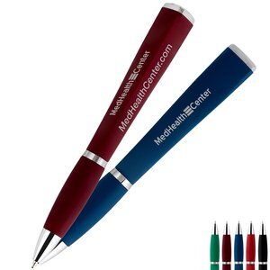 Twist Action Soft Touch Triangular Ad Pen