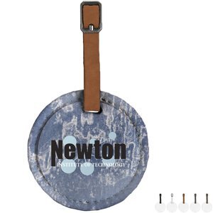 Hayes Recycled Dye-Sublimated Felt Round Luggage Tag