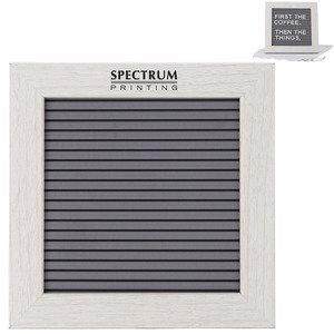 Cipher Wood Frame w/ Plastic Letter Board