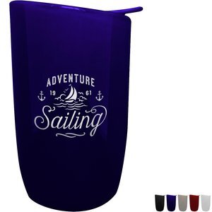 Boundary Falls Stoneware Mug w/ Lid, 14oz. - CLOSEOUT!