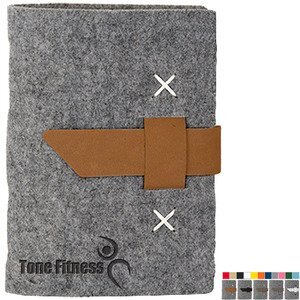 Harlequin Felt Journal, 5-1/4" x 6-7/10"