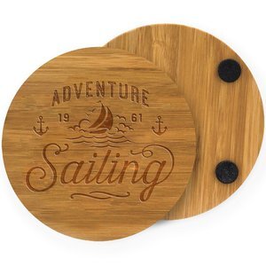 Round Bamboo Coaster