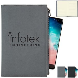 Durham Zipper Pocket Notebook, 6" x 8-5/8"