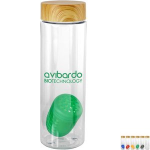Bamboo Lid Bottle w/ Colorful Floating Infuser, 24oz.
