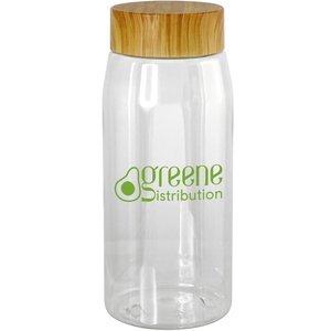 Bamboo Lid Water Bottle, 25oz.
