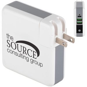 Monterey Wall Adapter Powerbank and Wireless Charger, 6700mAh