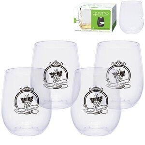 Dishwasher Safe Govino® Wine / Cocktail Glass 4 Pack, 12oz.