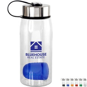 Metal Lanyard Lid Bottle w/ Colorful Floating Infuser, 25oz.
