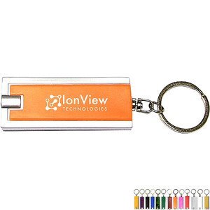 Solid Rectangular LED Key Chain