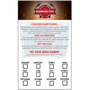 Smoke Alarm Info Magnet, Custom