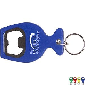 Wine Glass Bottle Opener Key Chain