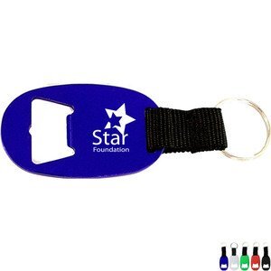 Aluminum Bottle Opener Strap Key Ring