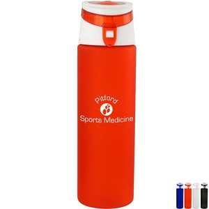 Trendy Rubberized Water Bottle, 24oz.