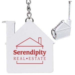 House Tape Measure Keychain